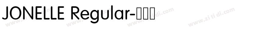 JONELLE Regular字体转换 JONELLE Regular字体转换